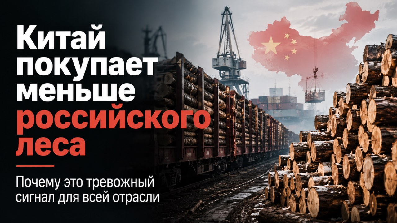 Китай стал покупать меньше российского леса. Почему это тревожный сигнал для всей отрасли